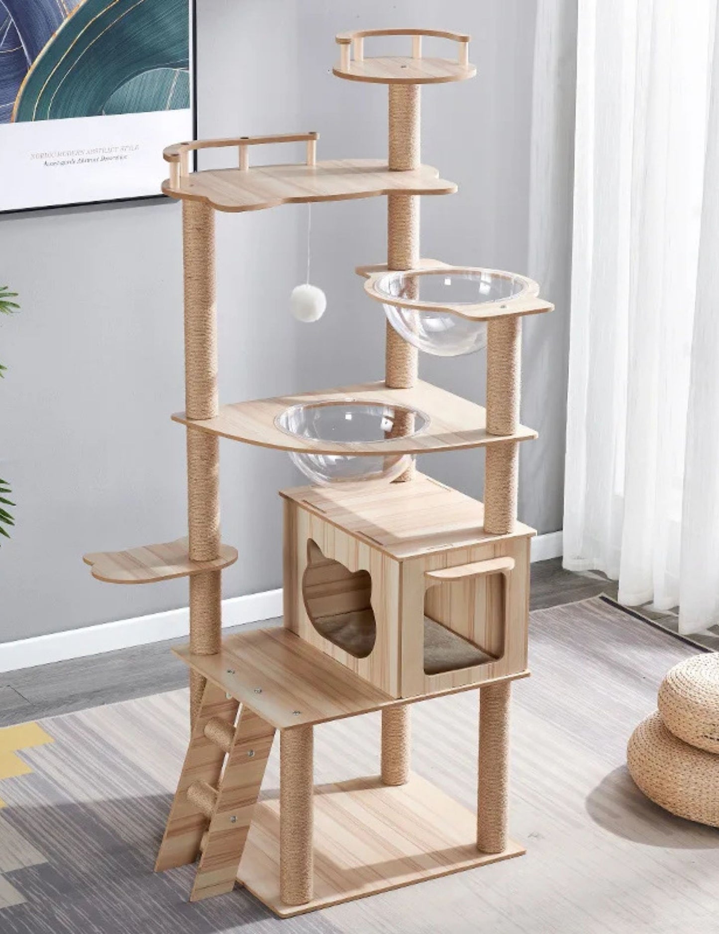 Arbre à Chat en Bois Flotté