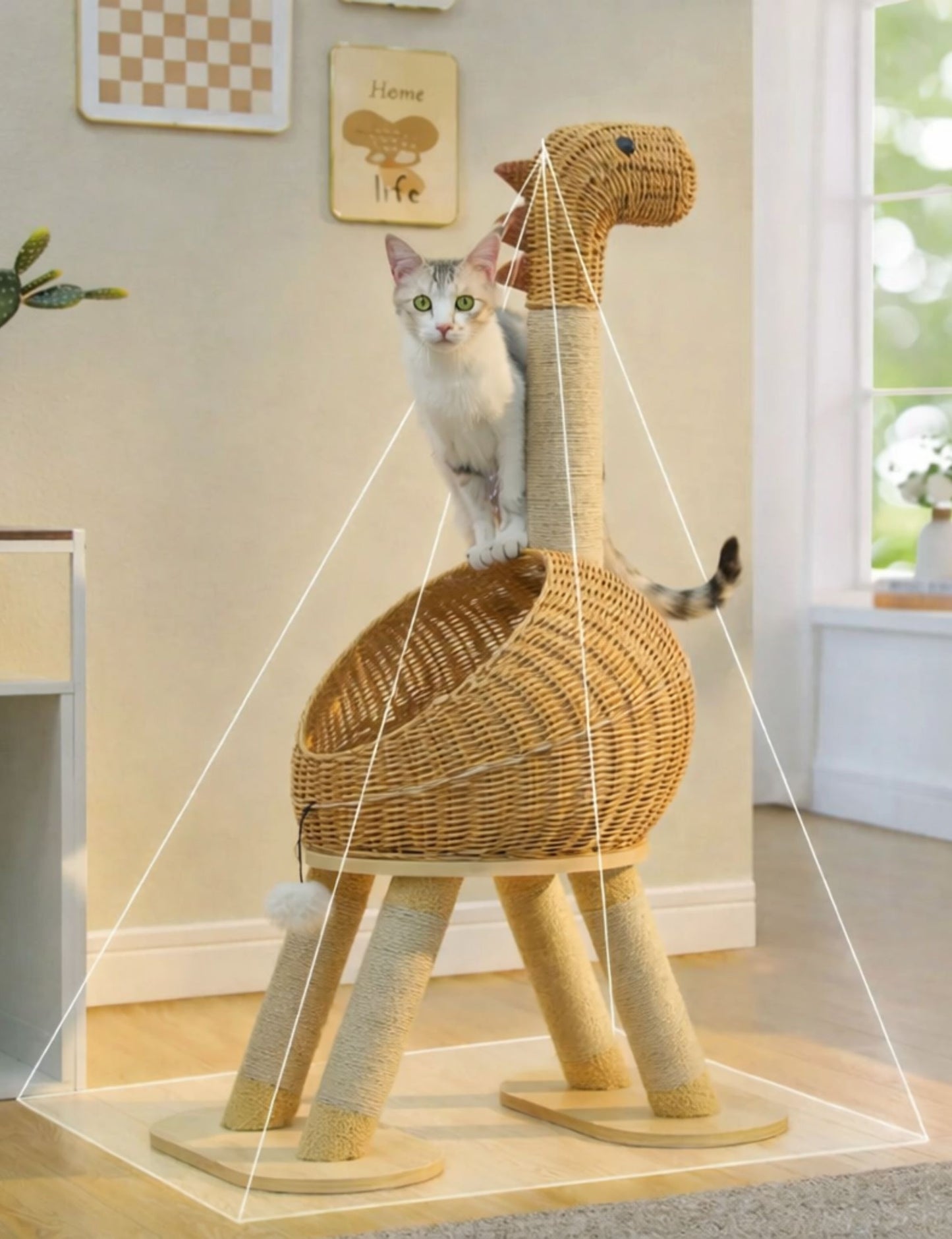 Arbre à Chat Dinosaure