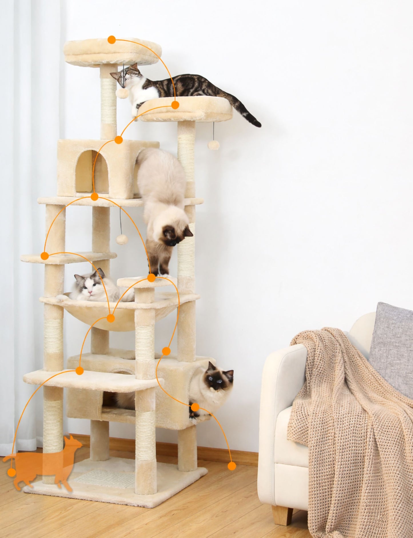 Arbre à Chat Moderne