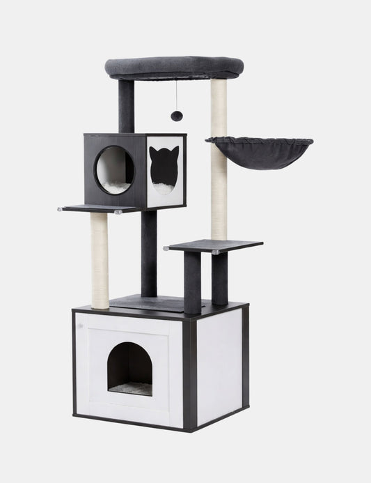 Arbre à Chat Noir et Bois