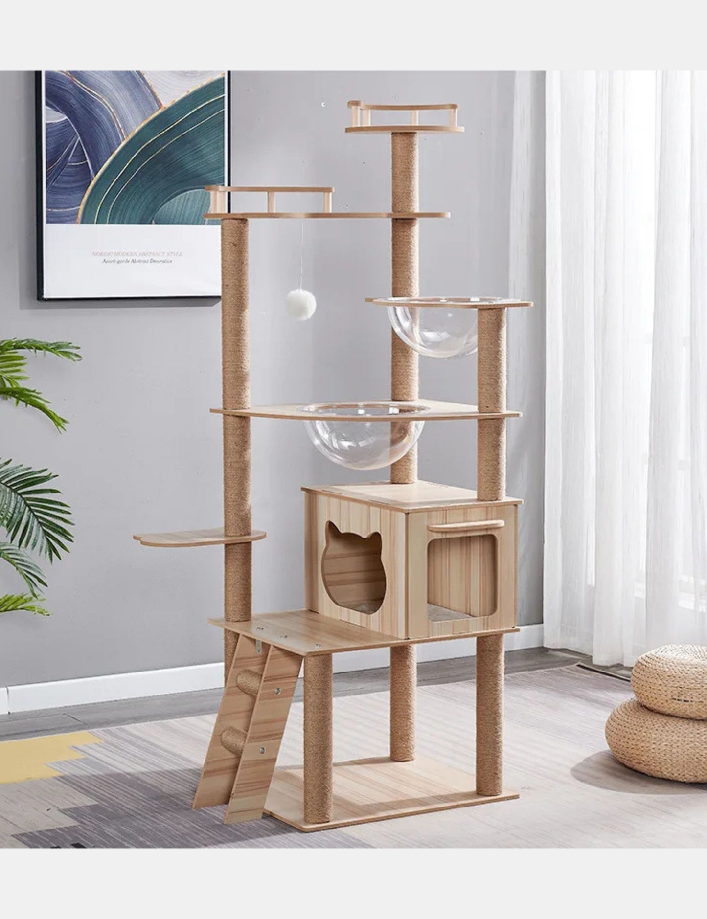 Arbre à Chat en Bois Flotté